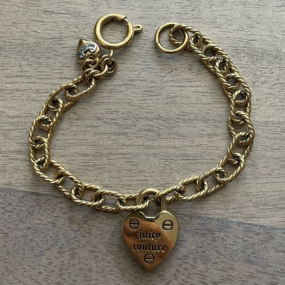Authentic Juicy Couture Lock Charm Bracelet
